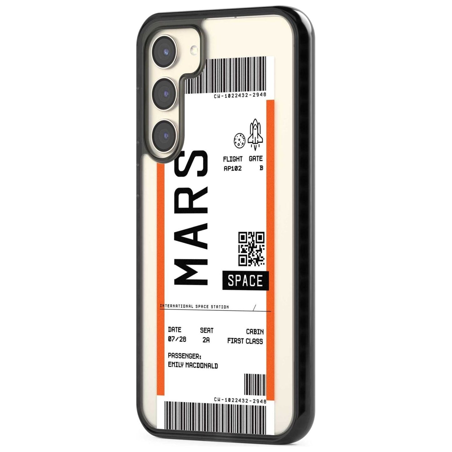 Personalised Mars Travel Ticket