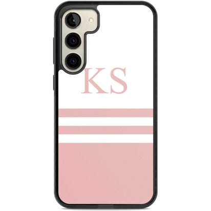 Personalised Pink Stripes & Initials