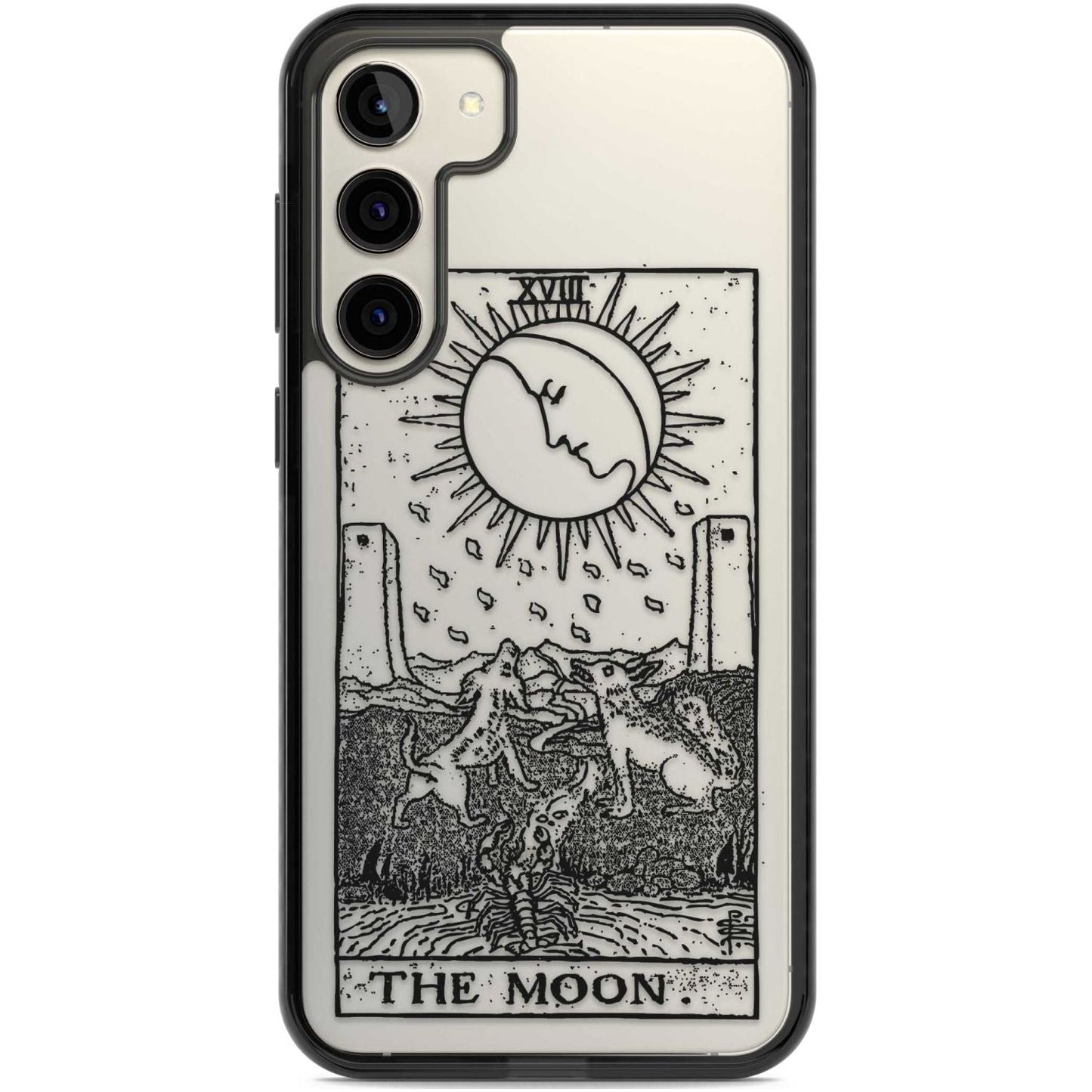 Personalised The Moon Tarot Card (Clear)