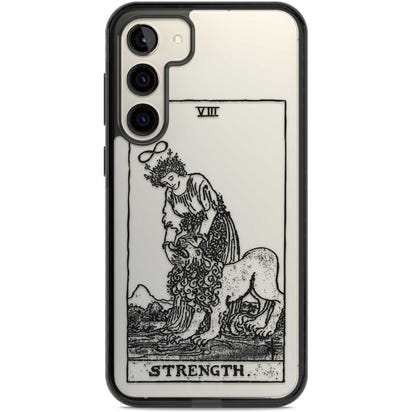 Personalisierte Stärke-Tarotkarte (Transparent)