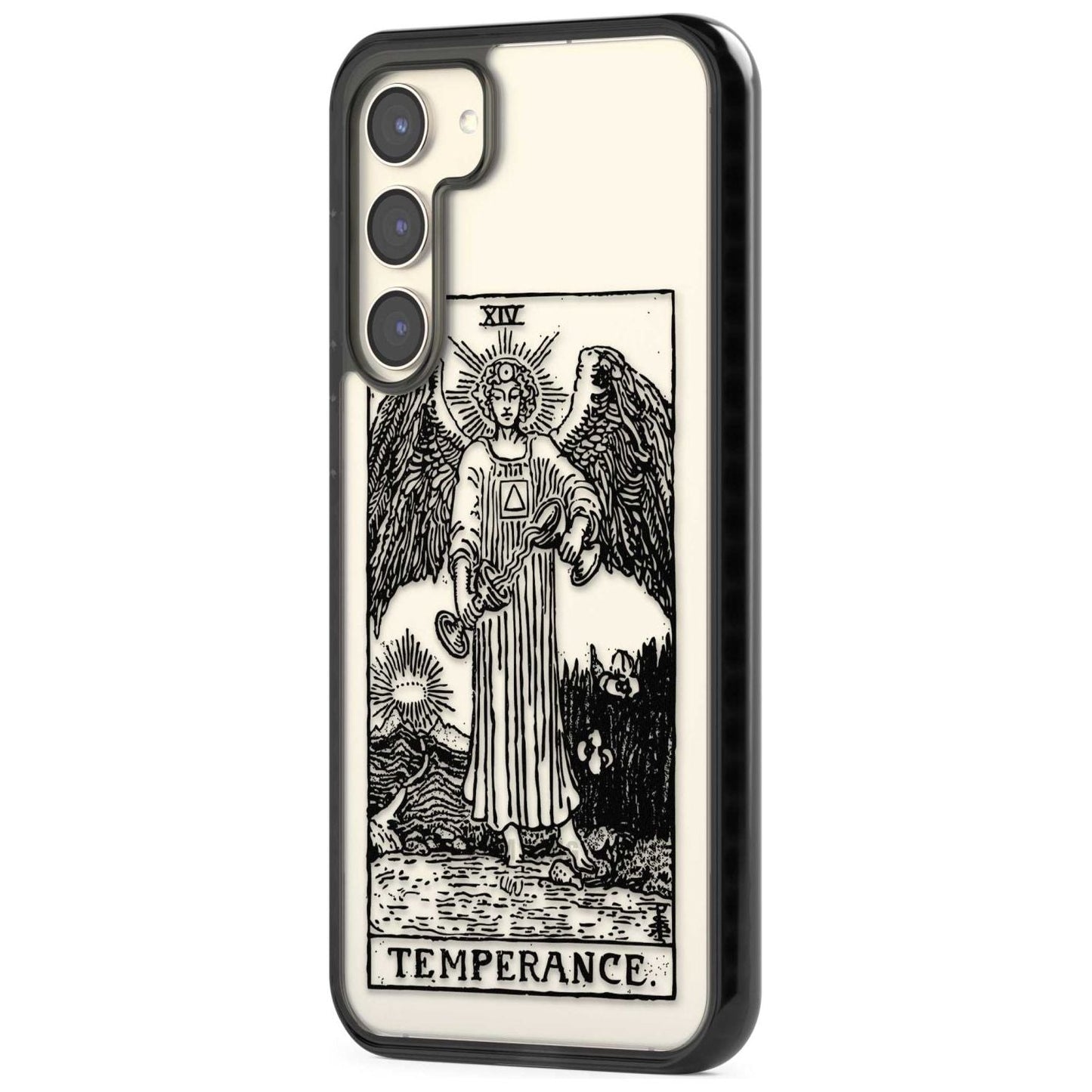 Personalisierte Temperanz-Tarotkarte (Transparent)