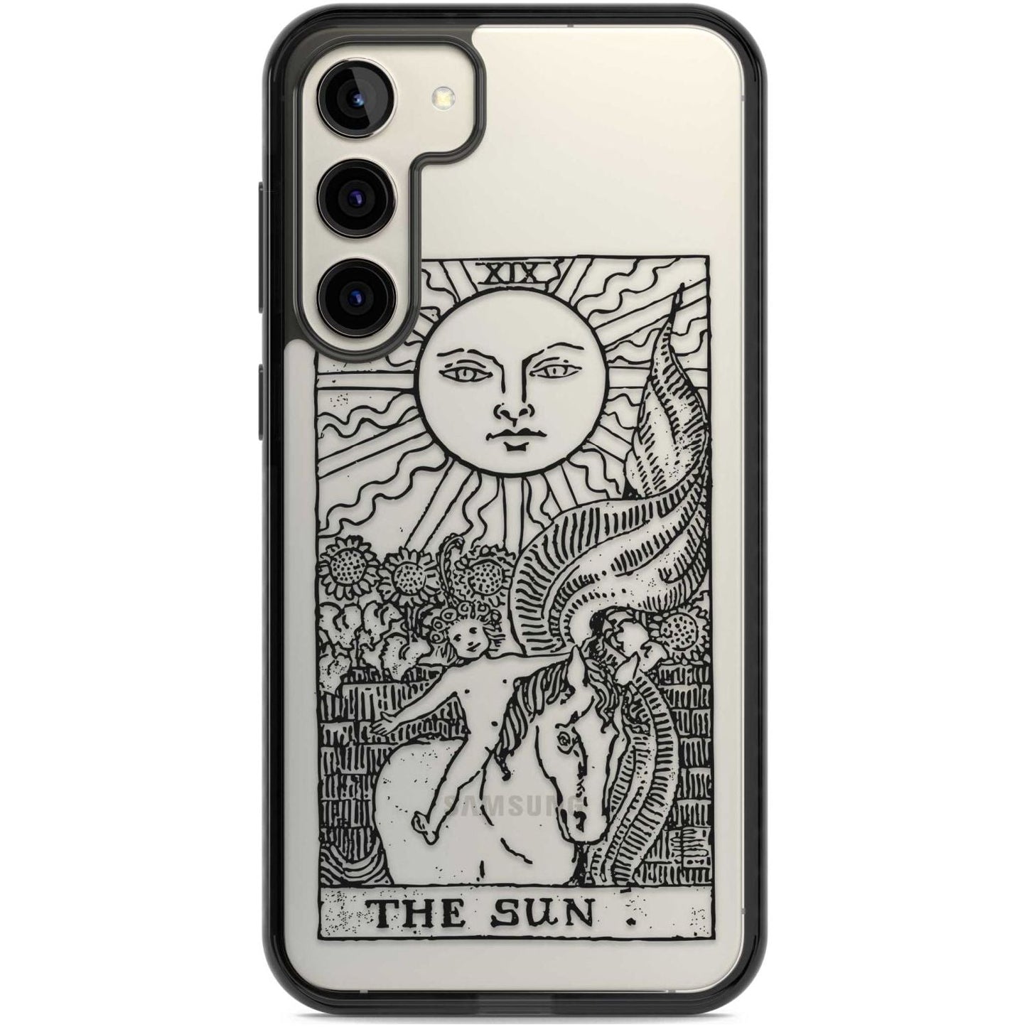Personalised The Sun Tarot Card (Clear)