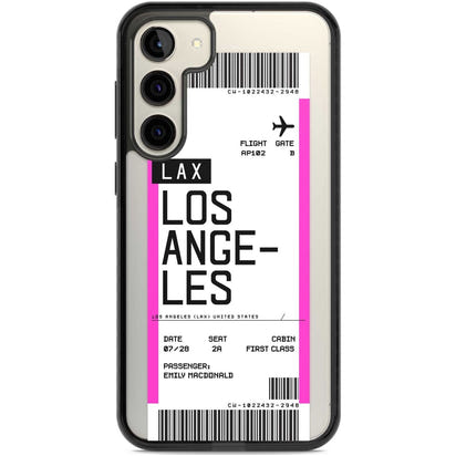 Personalisierte Bordkarte für Los Angeles