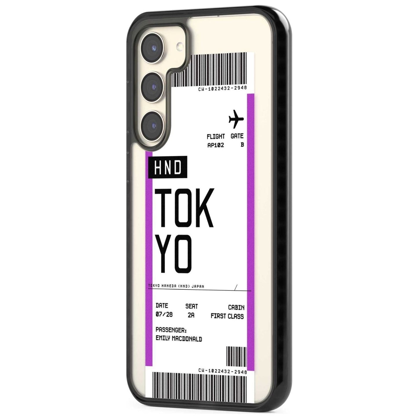 Personalised Tokyo Boarding Pass