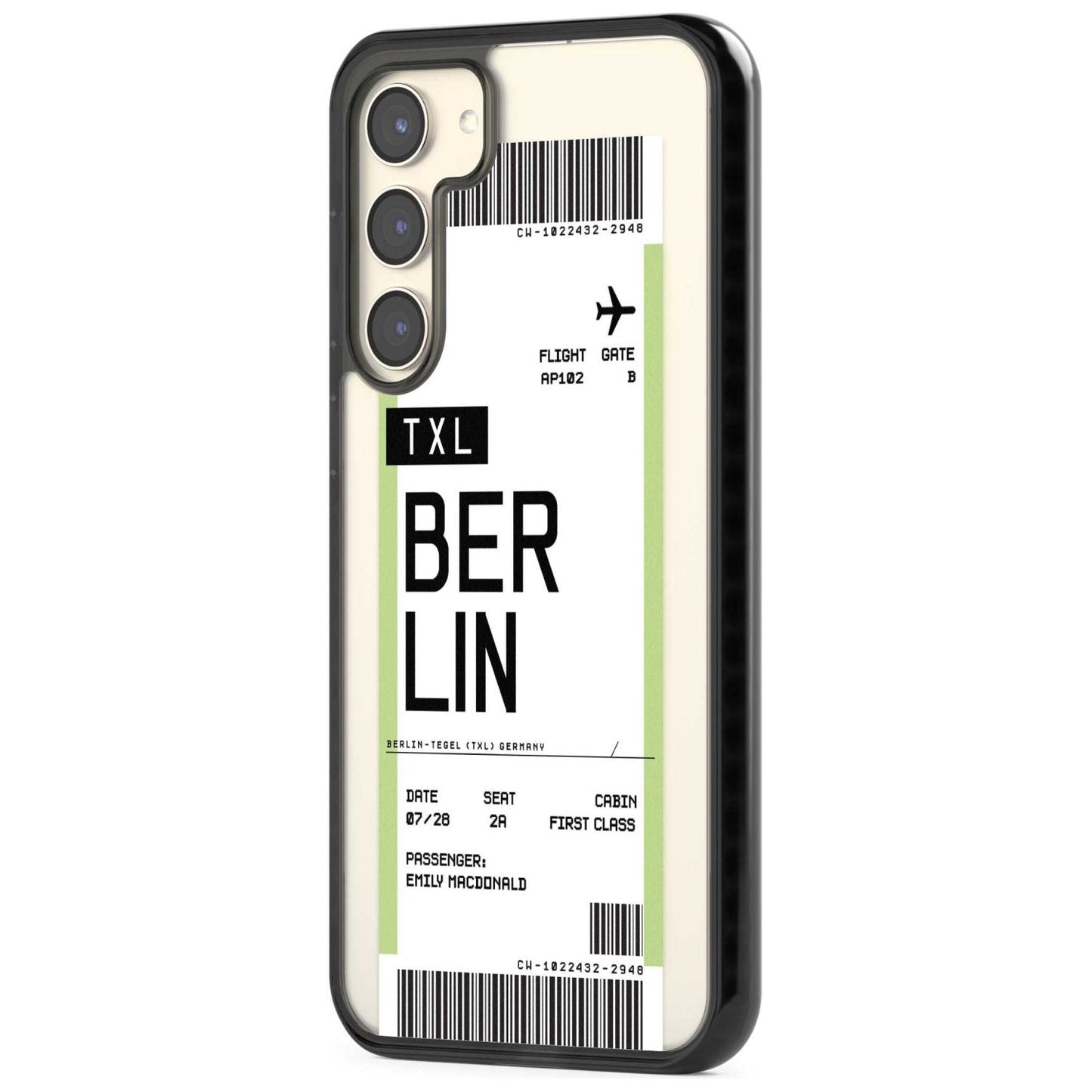 Personalised Berlin Boarding Pass
