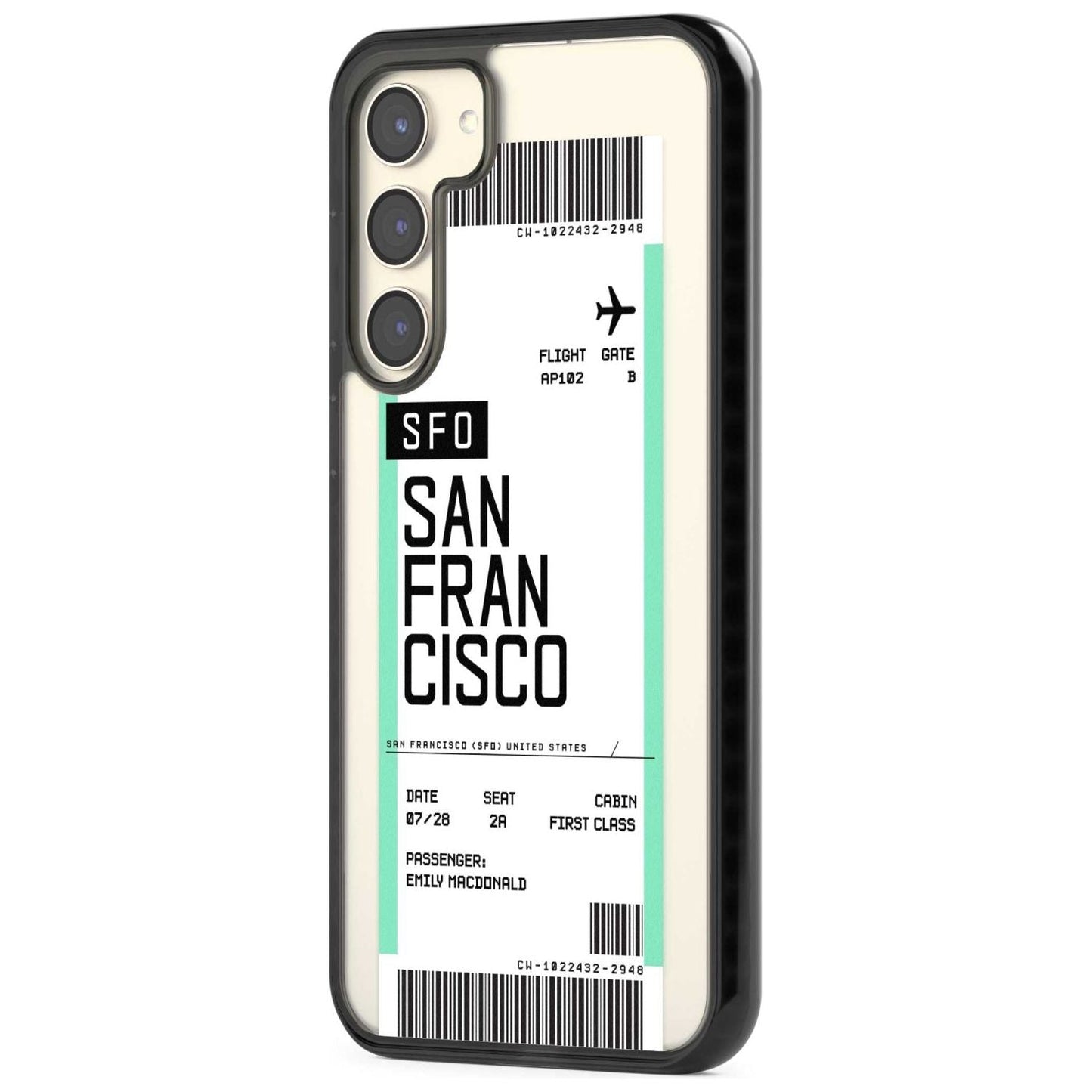 Personalised San Francisco Boarding Pass