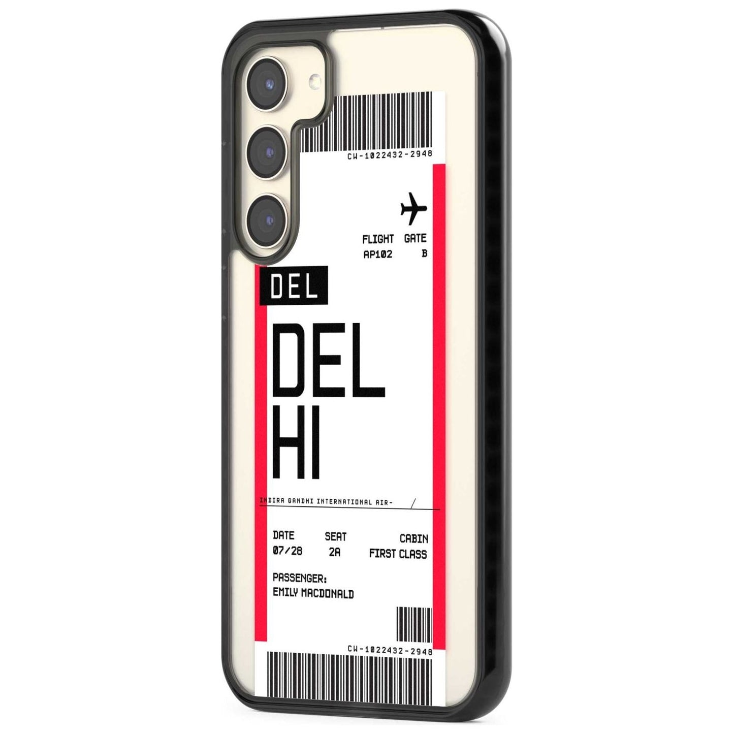 Personalised Delhi Boarding Pass