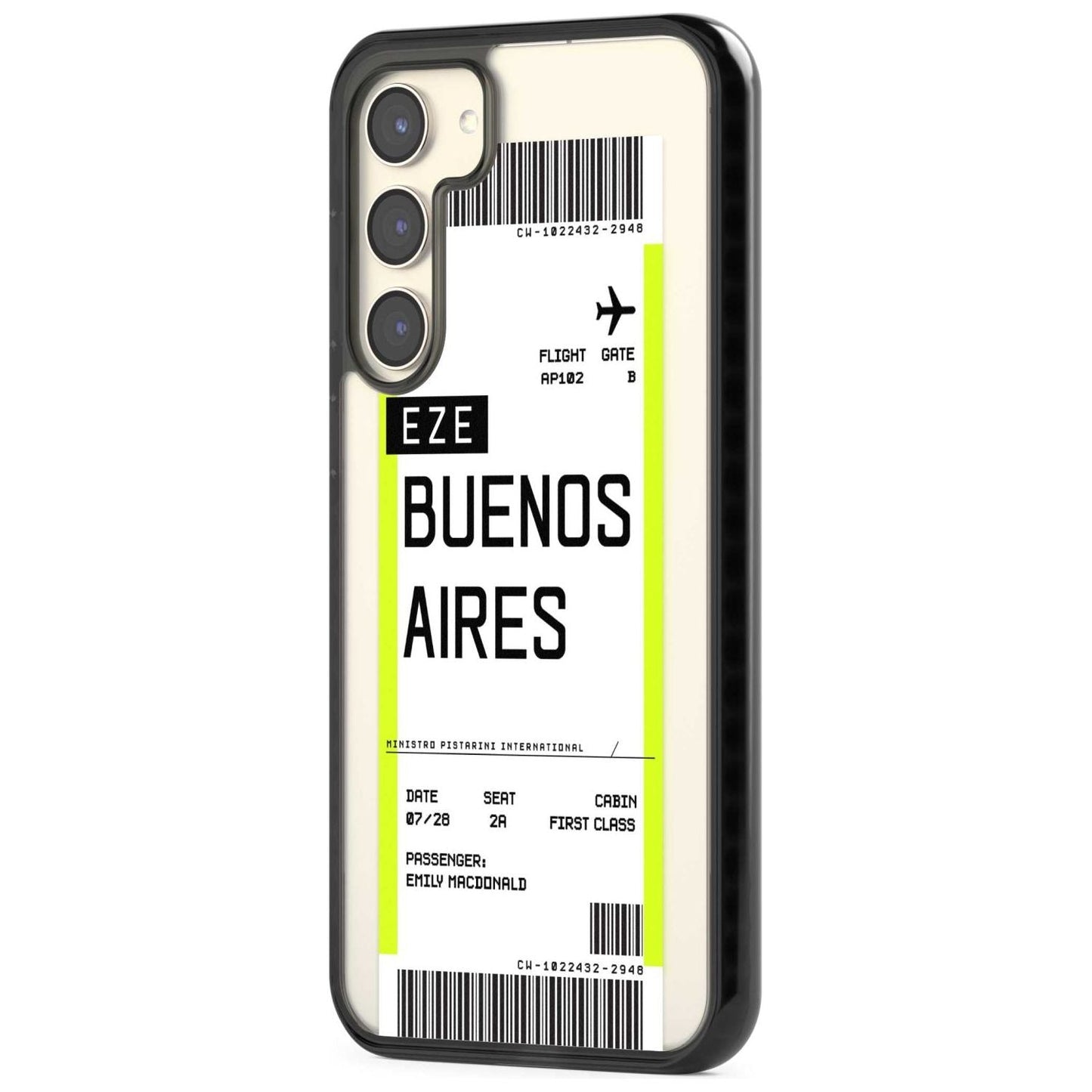 Personalised Buenos Aires Boarding Pass