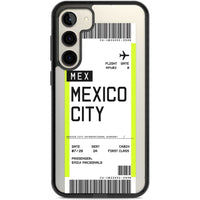 Carte d'embarquement personnalisée pour Mexico