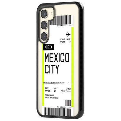 Carte d'embarquement personnalisée pour Mexico