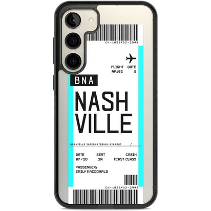Carte d'embarquement personnalisée pour Nashville