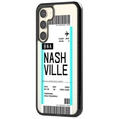 Carte d'embarquement personnalisée pour Nashville