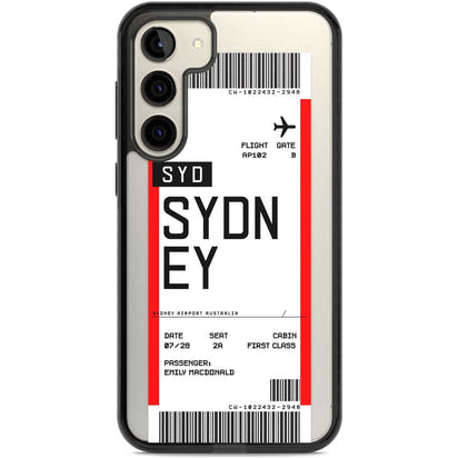 Personalised Sydney Boarding Pass
