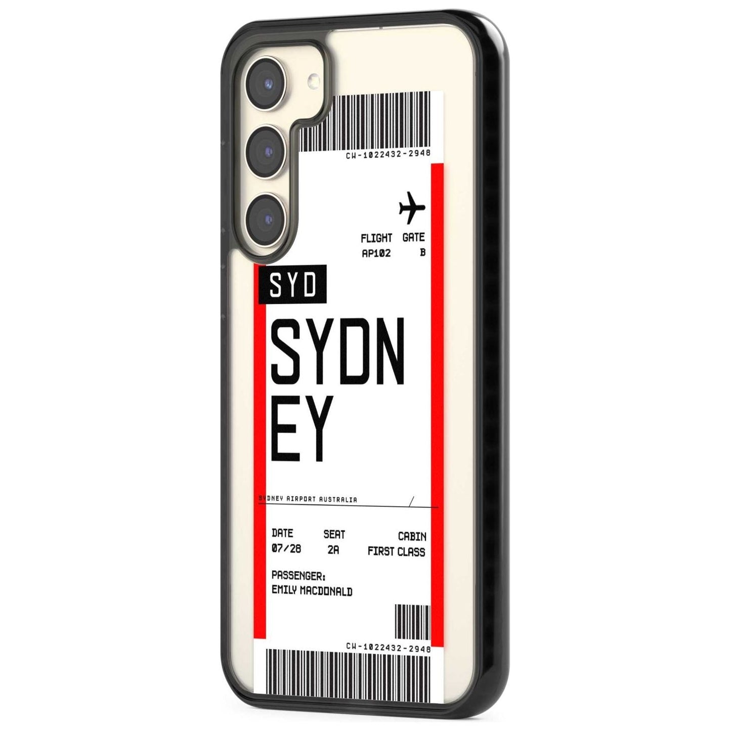 Personalised Sydney Boarding Pass