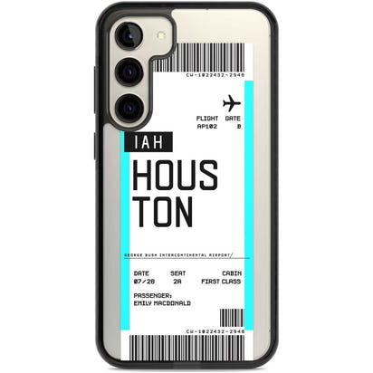 Personalised Houston Boarding Pass
