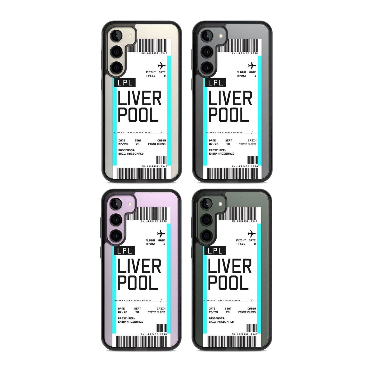 Personalised Liverpool Boarding Pass