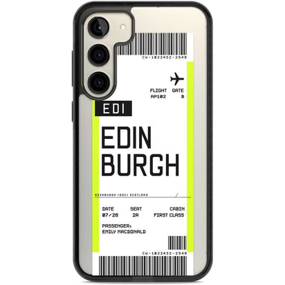 Personalised Edinburgh Boarding Pass
