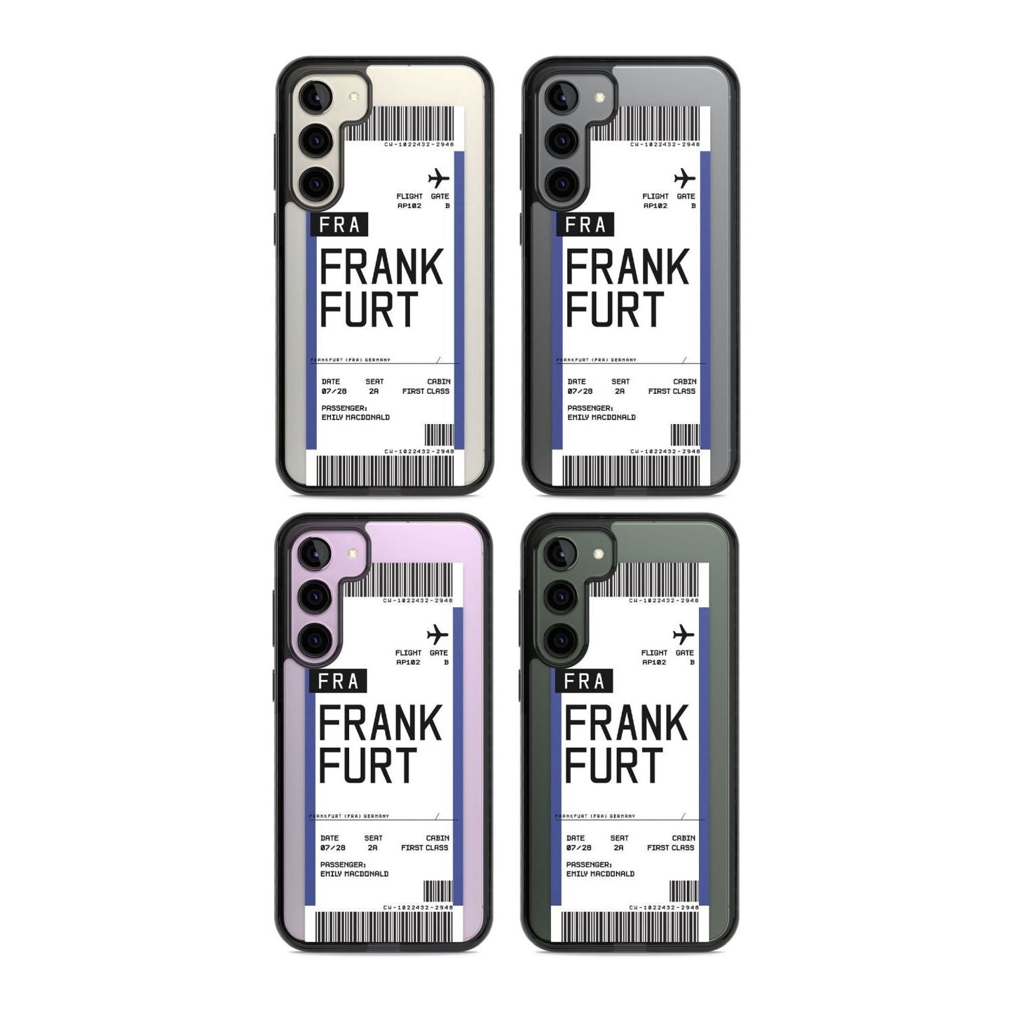 Personalised Frankfurt Boarding Pass