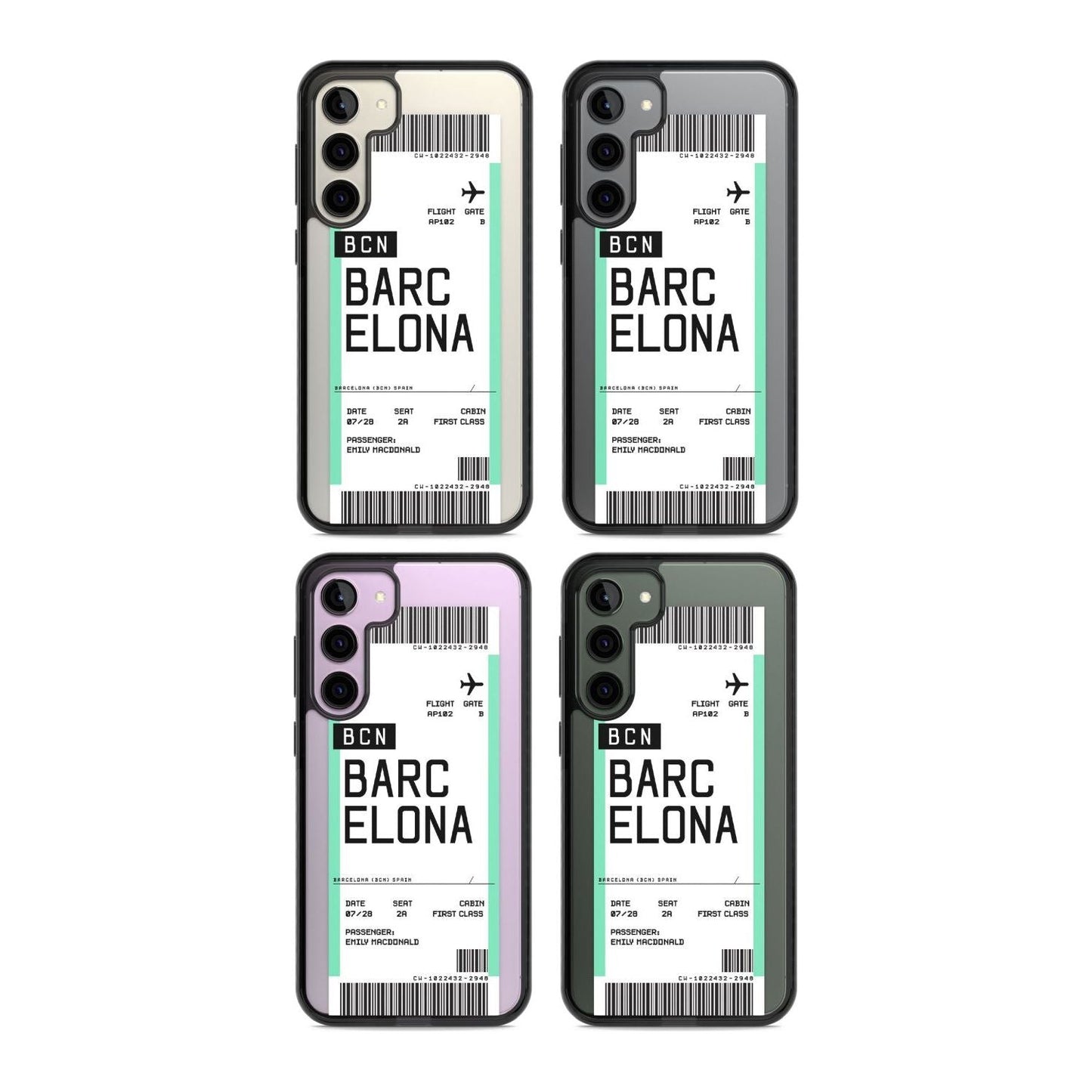 Personalised Barcelona Boarding Pass