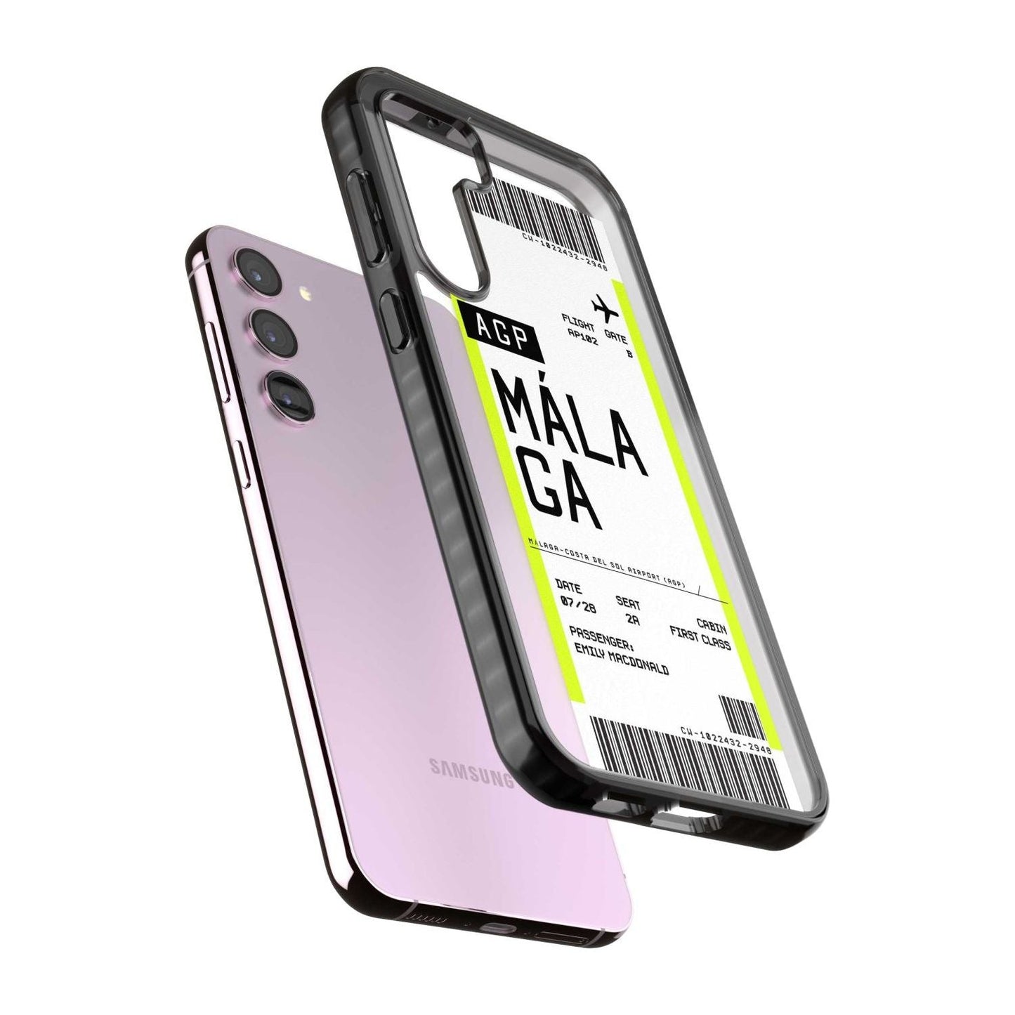 Personalised Málaga Boarding Pass