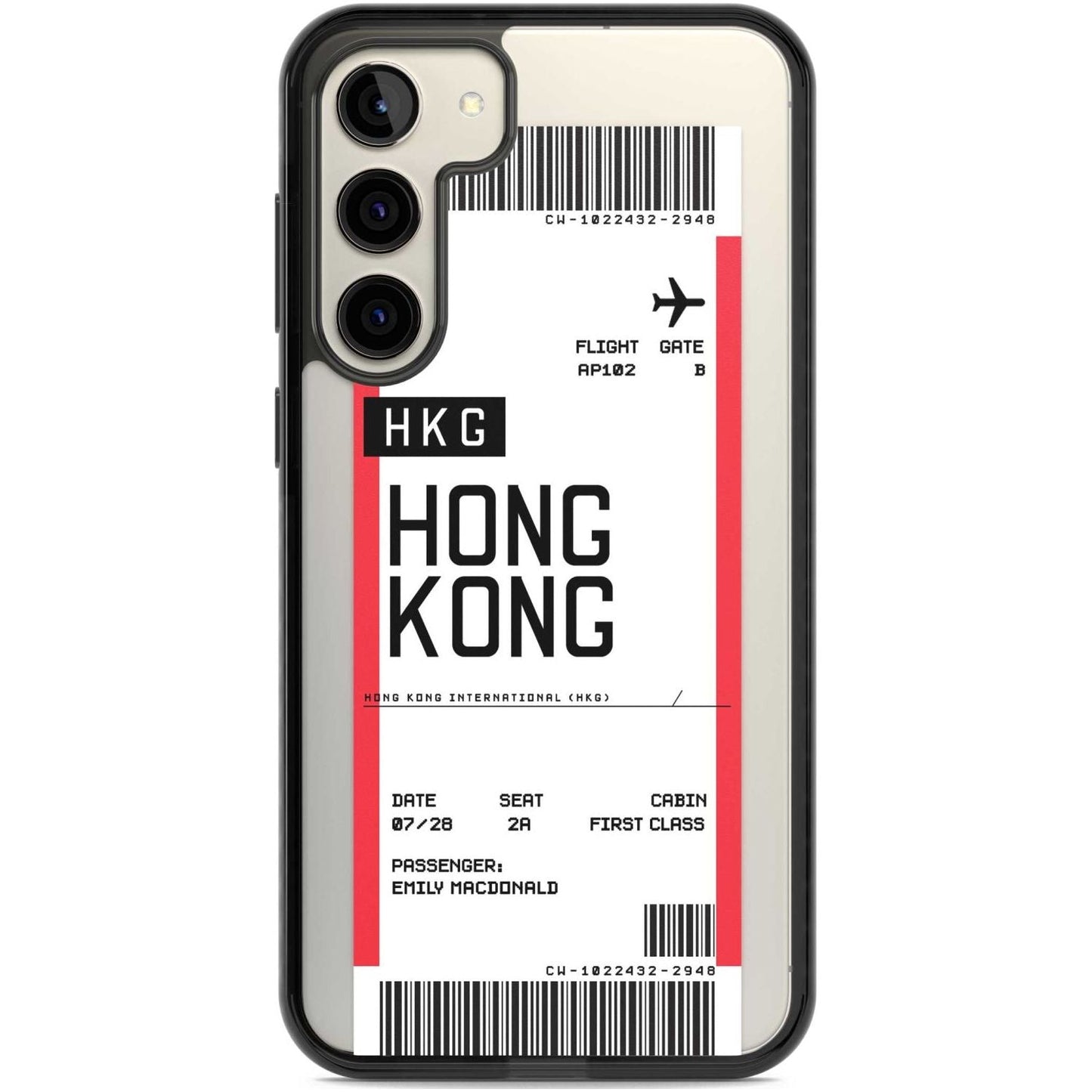 Personalised Hong Kong Boarding Pass