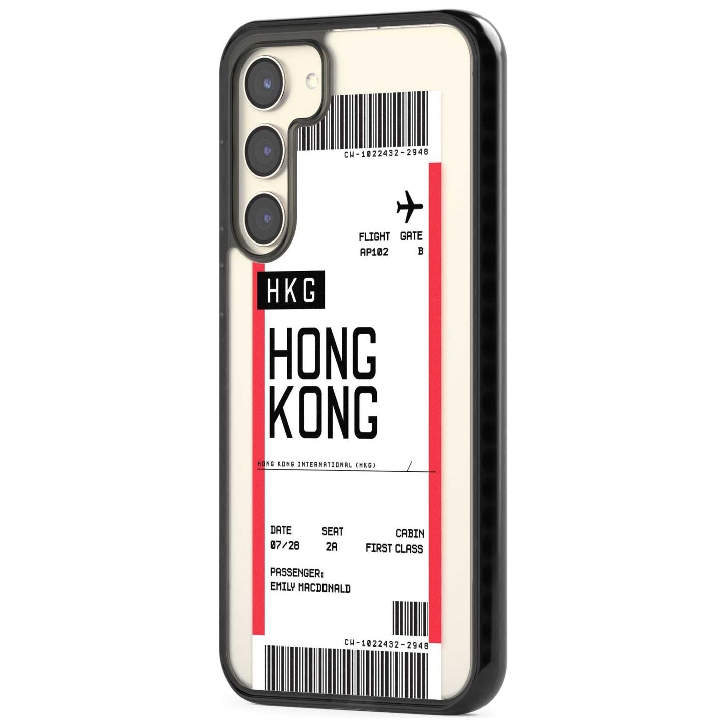 Personalised Hong Kong Boarding Pass