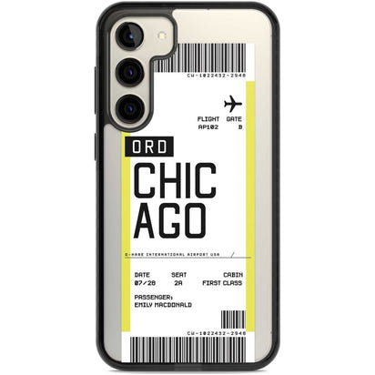 Personalised Chicago Boarding Pass