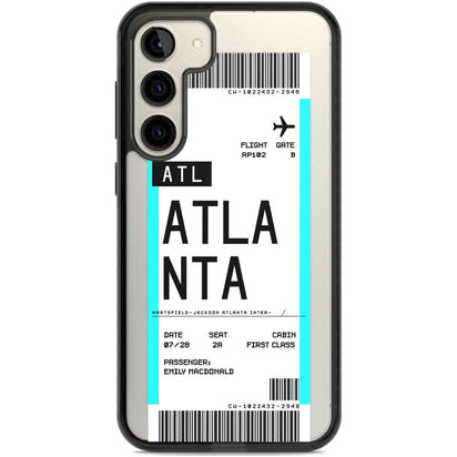 Personalisierte Atlanta-Bordkarte