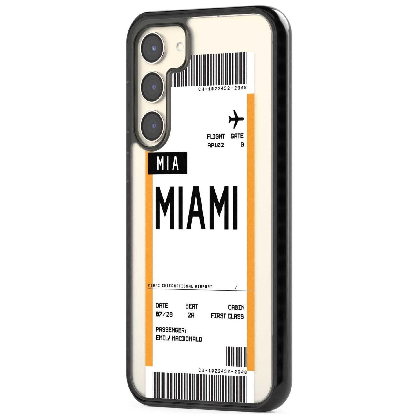 Personalised Miami Boarding Pass