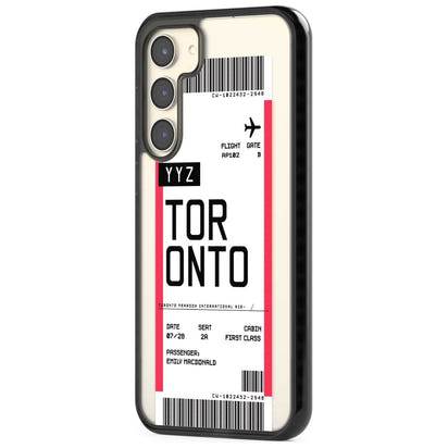 Personalised Toronto Boarding Pass