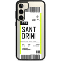 Personalisierte Bordkarte für Santorini