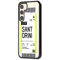 Personalisierte Bordkarte für Santorini