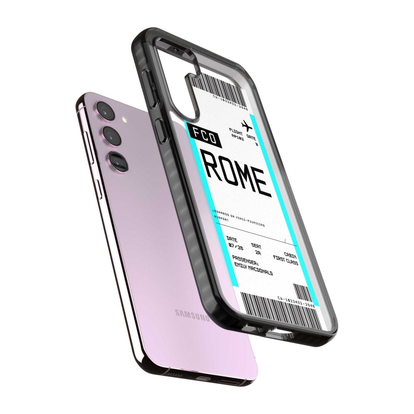 Personalised Rome Boarding Pass