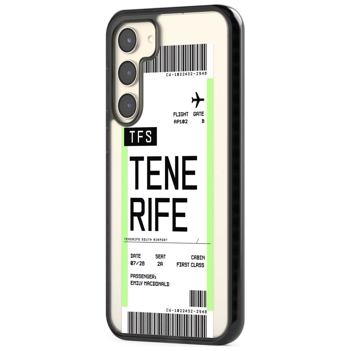 Personalised Tenerife Boarding Pass