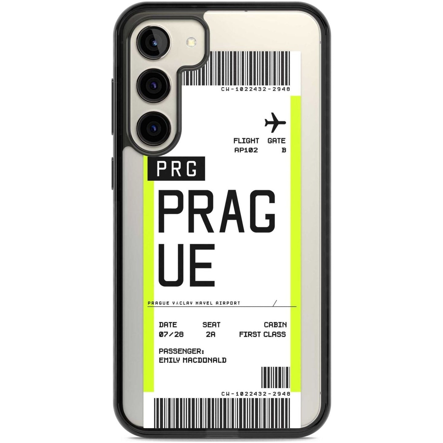 Personalised Prague Boarding Pass