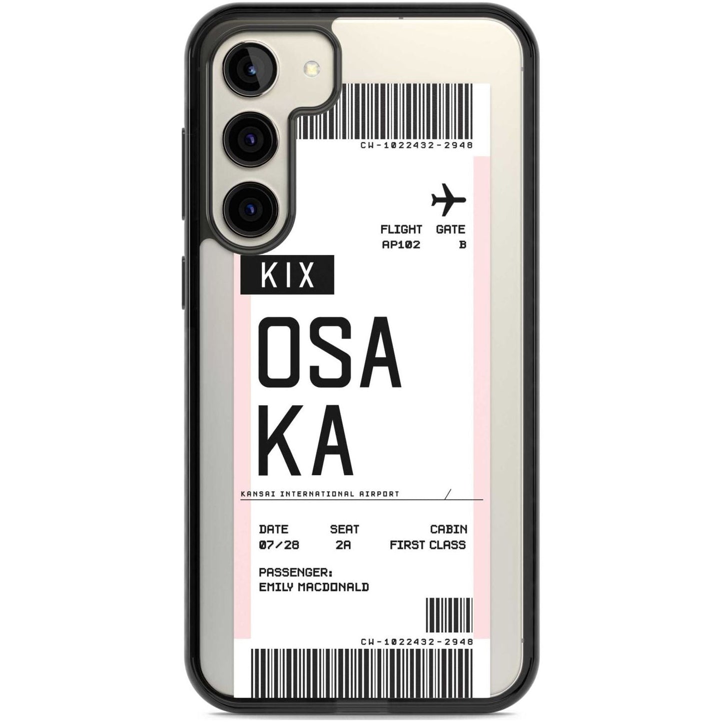 Personalised Osaka Boarding Pass