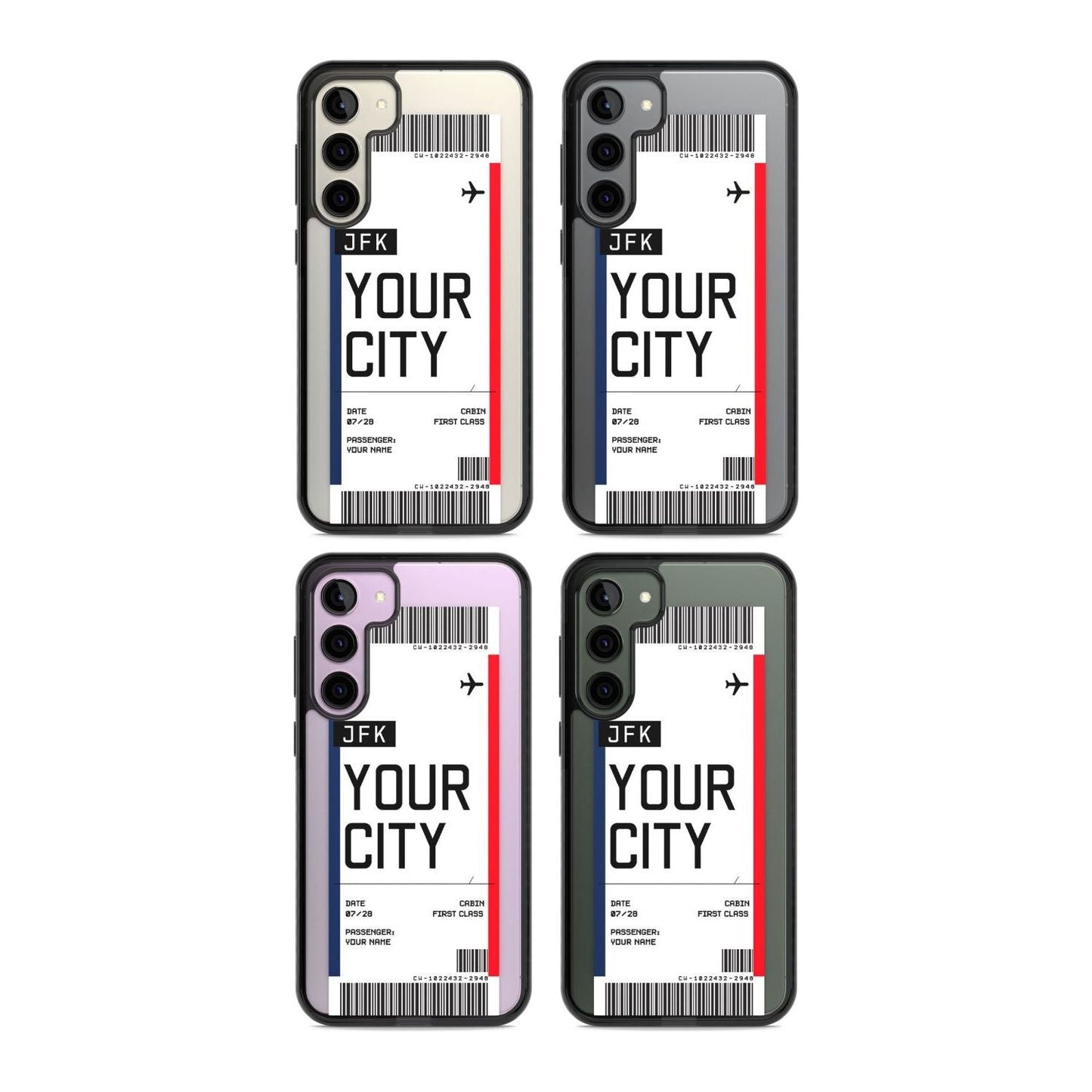 Personalised Create Your Own Boarding Pass Ticket