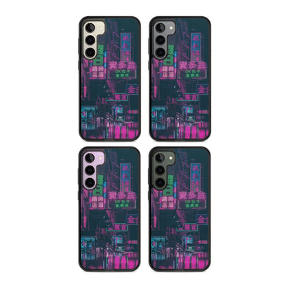 Bande nocturne au néon