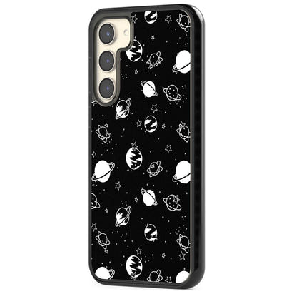 White Planets On Black