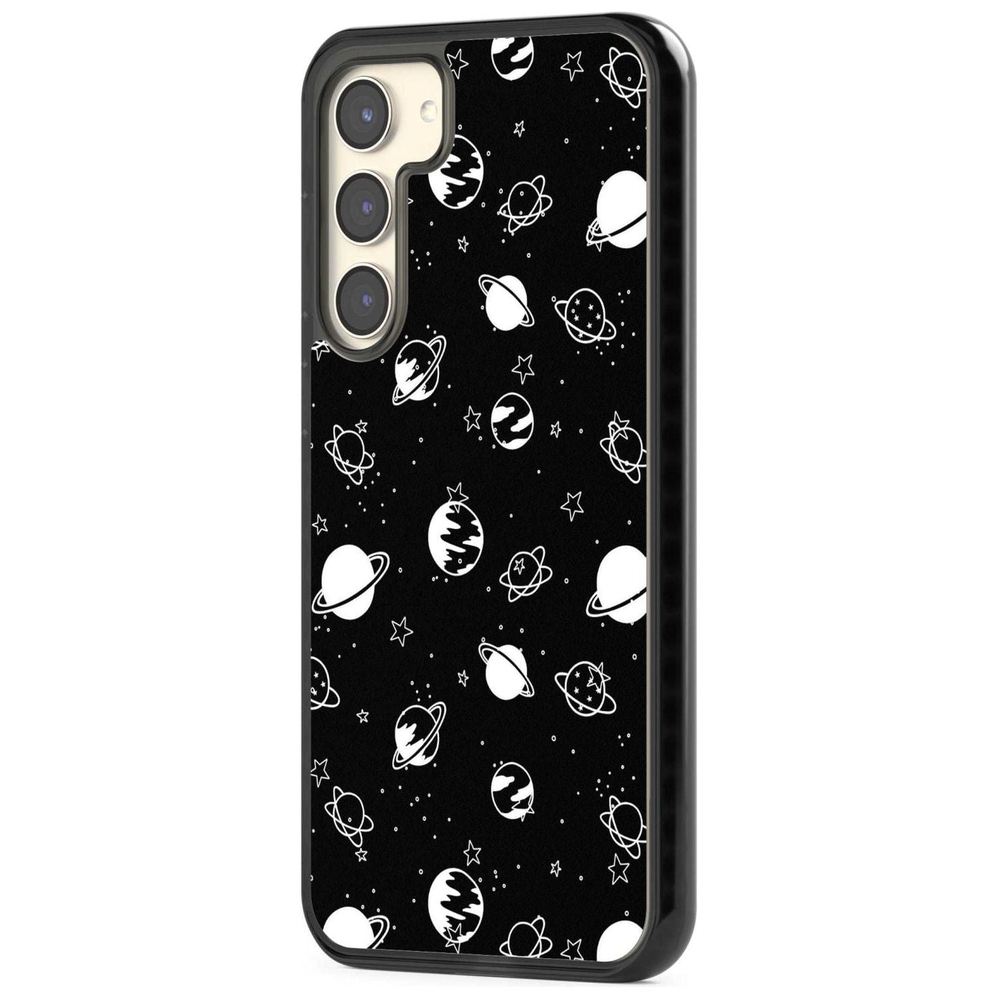 White Planets On Black