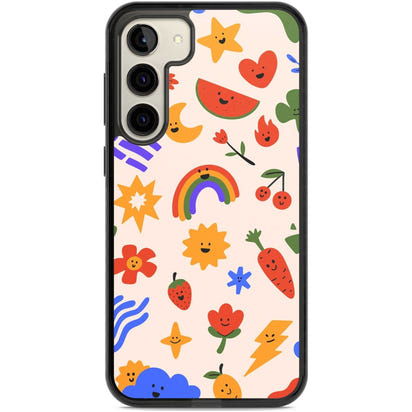 Verspielte Kawaii-Symbole