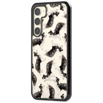 Border Collie Pattern Watercolour