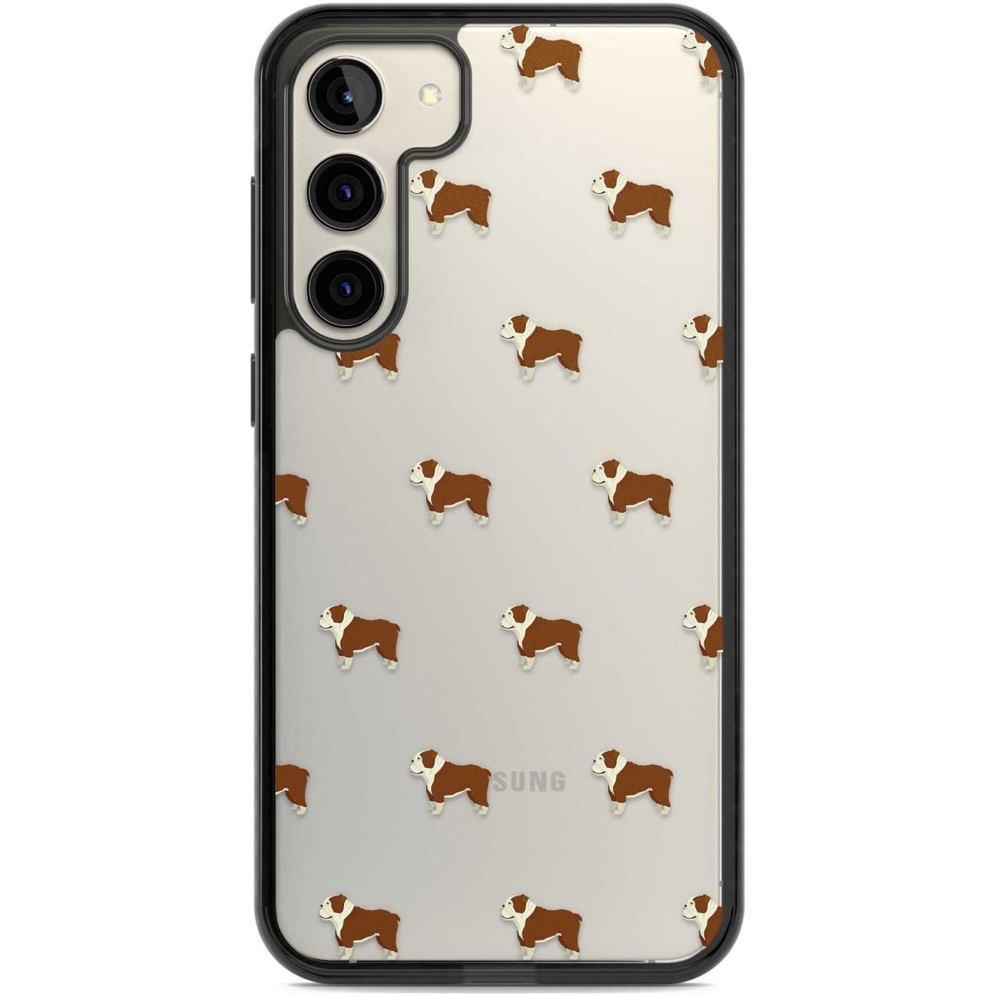 Motif bouledogue clair