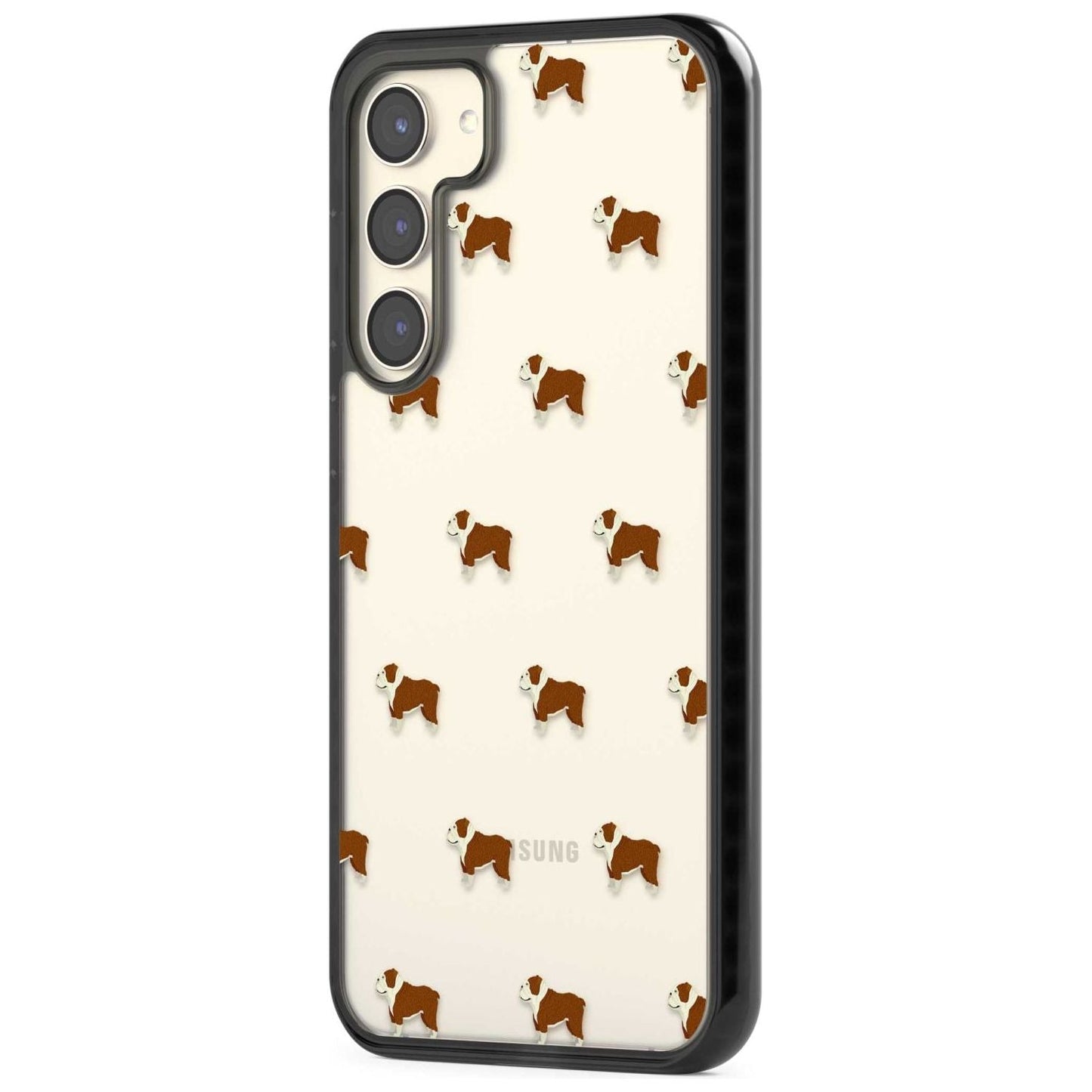 Motif bouledogue clair