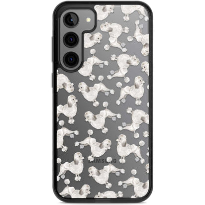 Pudel-Aquarellmuster