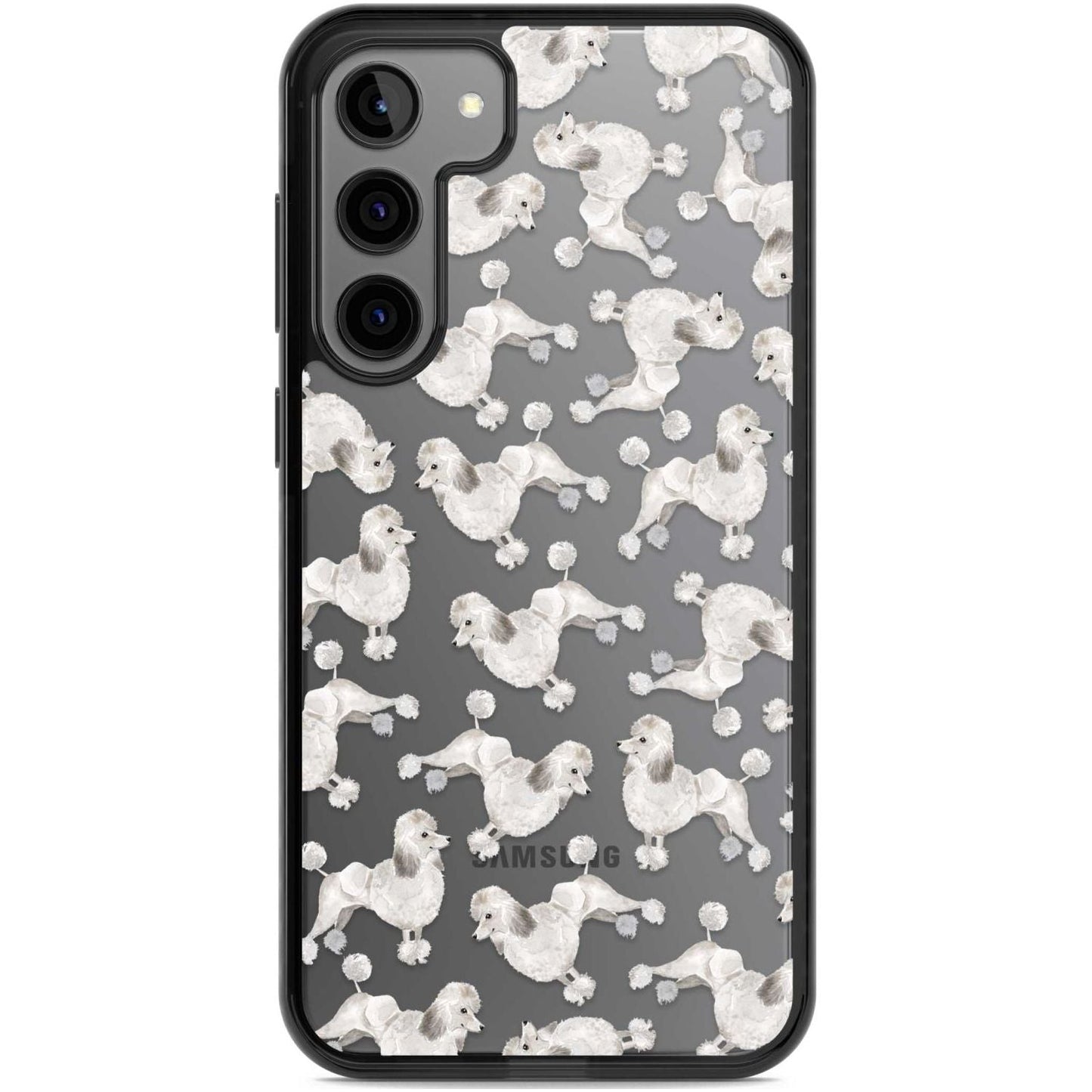 Pudel-Aquarellmuster