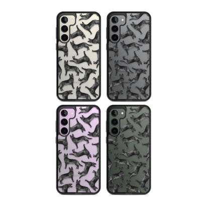 German Shepherd Pattern Black