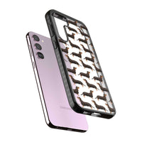 Dachshund Pattern Black Tan