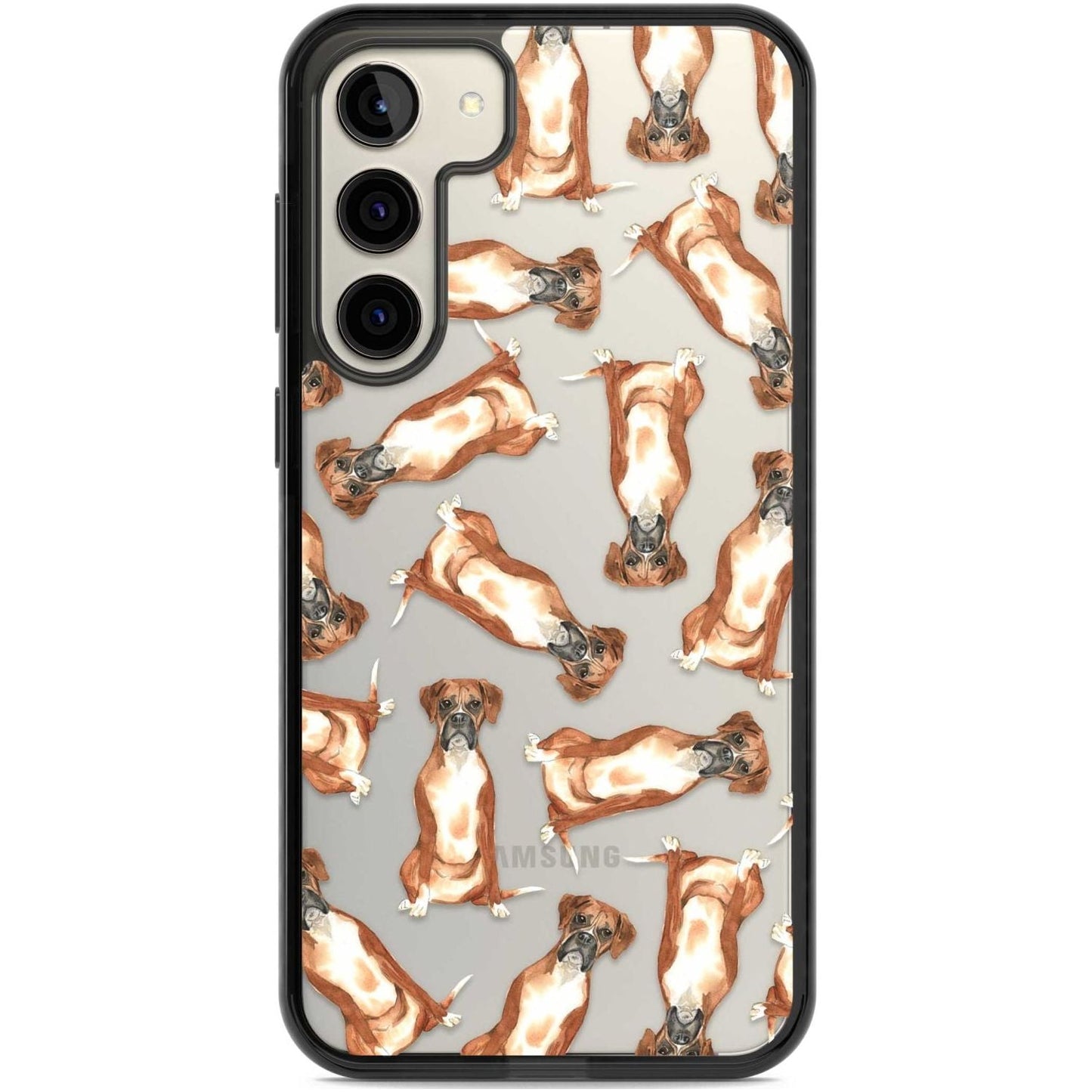 Boxer-Aquarell-Hundemuster