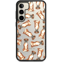 Boxer-Aquarell-Hundemuster